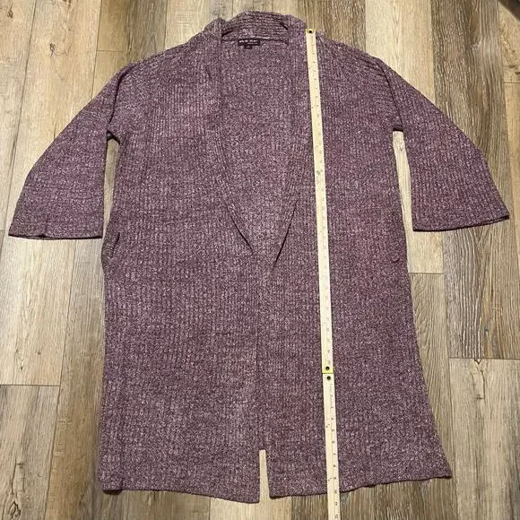 NWOT Barefoot Dreams Long Cardigan Sweater 1X Heavy Knit Lounge Cozy Luxurious - Picture 6 of 7